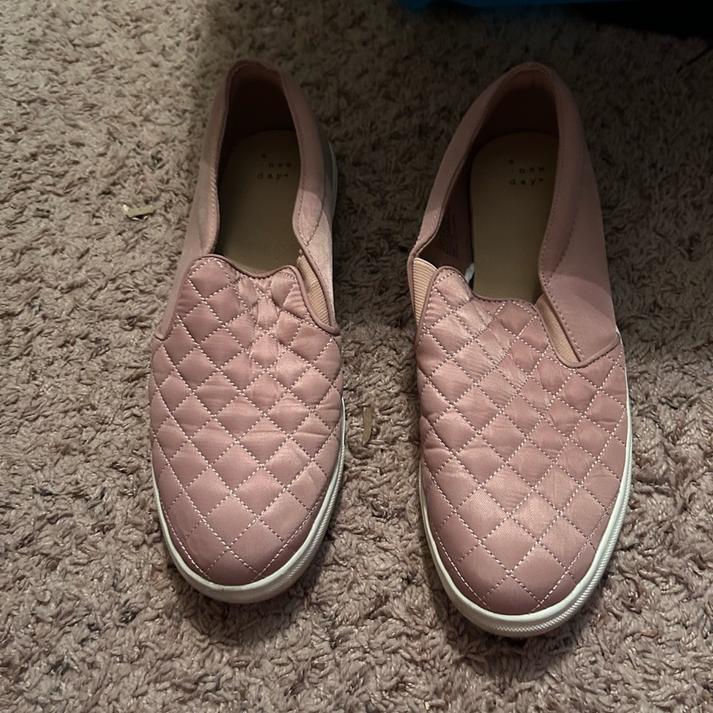 pink sneakers